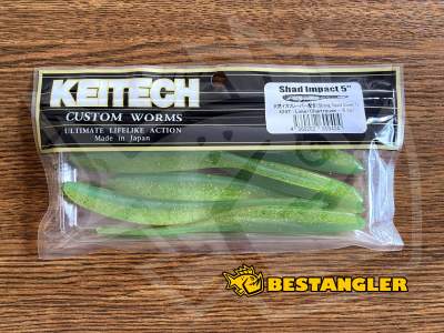 Keitech Shad Impact 5" Lime / Chartreuse - #424