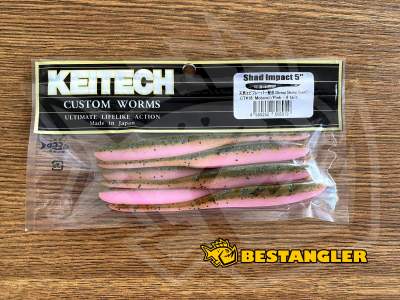 Keitech Shad Impact 5" Motoroil / Pink - CT#16