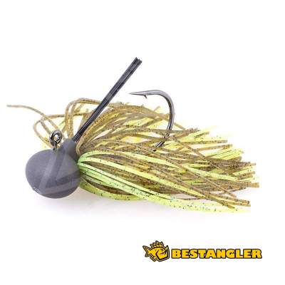 Keitech Tungsten Rubber Jig Model II (Ver. 2.0) Green Pumpkin / Chartreuse