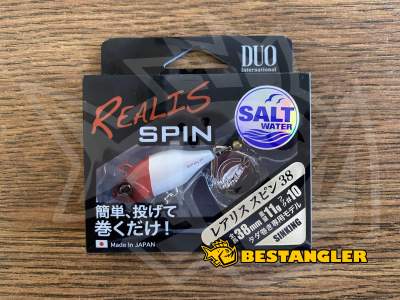 DUO Realis Spin 38 mm 11g Pearl Red Head SW ACC0001