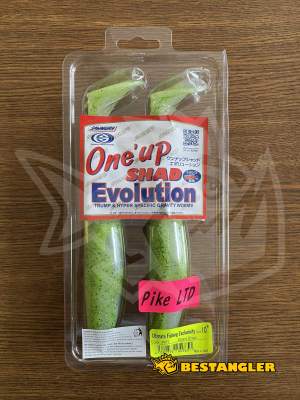 Sawamura One Up Shad 10" PIKE LTD #071 Yellow Chart