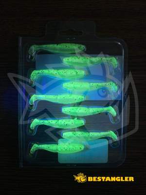 Sawamura One Up Shad 2" #071 Yellow Chart - UV