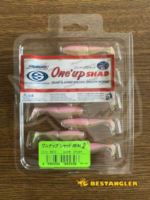 Sawamura One Up Shad 2" #073 Pink Chart