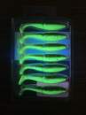 Sawamura One Up Shad 3" #136 Green Pumpkin Chart - UV