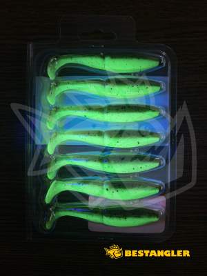 Sawamura One Up Shad 3" #136 Green Pumpkin Chart - UV