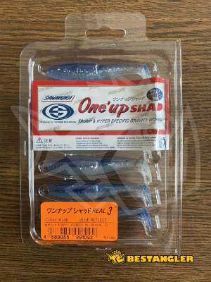 Sawamura One Up Shad 3" #146 Blue Reflect