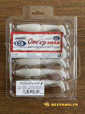 Sawamura One Up Shad 4" #027 Silky White