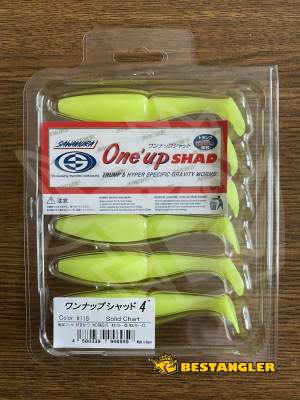 Sawamura One Up Shad 4" #118 Solid Chart