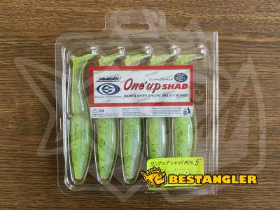 Sawamura One Up Shad 5" #071 Yellow Chart