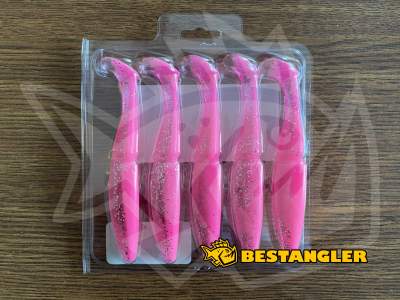 Sawamura One Up Shad 5" #083 Pink Back Glitter Belly