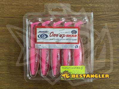 Sawamura One Up Shad 5" #083 Pink Back Glitter Belly