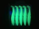 Sawamura One Up Shad 5" #090 Psychedelic Chart - UV