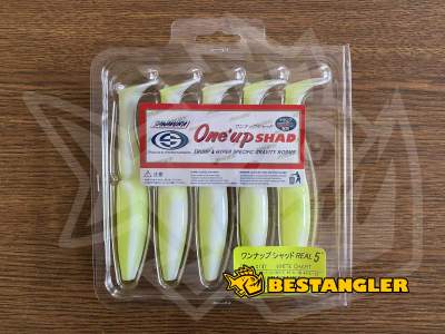 Sawamura One Up Shad 5" #147 White Chart