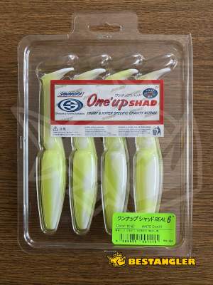 Sawamura One Up Shad 6" #147 White Chart