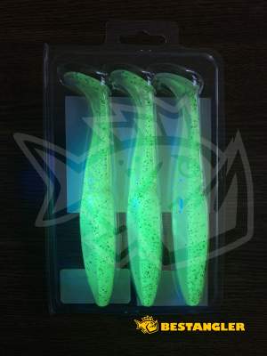 Sawamura One Up Shad 7" #071 Yellow Chart - UV