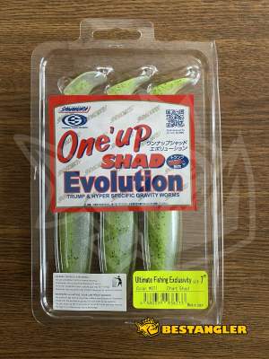 Sawamura One Up Shad 7" #071 Yellow Chart