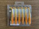 Sawamura One Up Shad Slim 4" #076 Orange Green