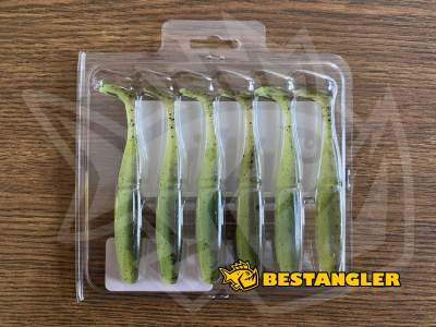 Sawamura One Up Shad Slim 4" #136 Green Pumpkin Chart