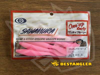 Sawamura One Up Curly 5" #037 Pink Fluores