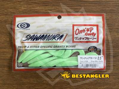 Sawamura One Up Curly 3.5" #124 Silver Mint Candy