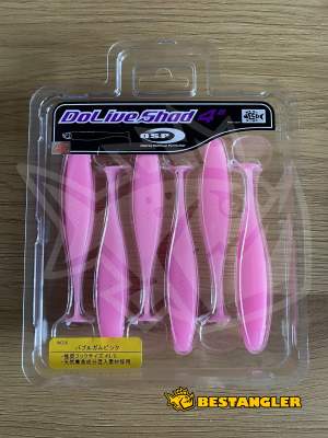 O.S.P DoLive Shad 4" Bubble Gum Pink W036