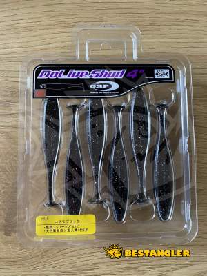 O.S.P DoLive Shad 4" Cosmo Black W038