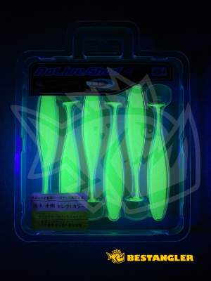 O.S.P DoLive Shad 4" Lime Chart Back Shiner TW184 - UV