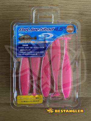 O.S.P DoLive Shad 4.5" SW Pink Back Glow TW110