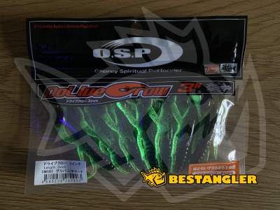 O.S.P DoLive Craw 3" Green Pumpkin/Chart TW107 - UV