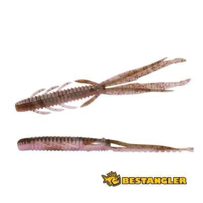 O.S.P DoLive Shrimp 4" Green Pumpkin/Pink & Red Flake TW155