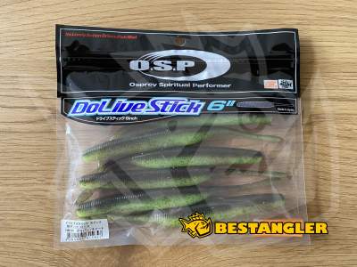 O.S.P DoLive Stick 6" Green Pumpkin/Chart TW107