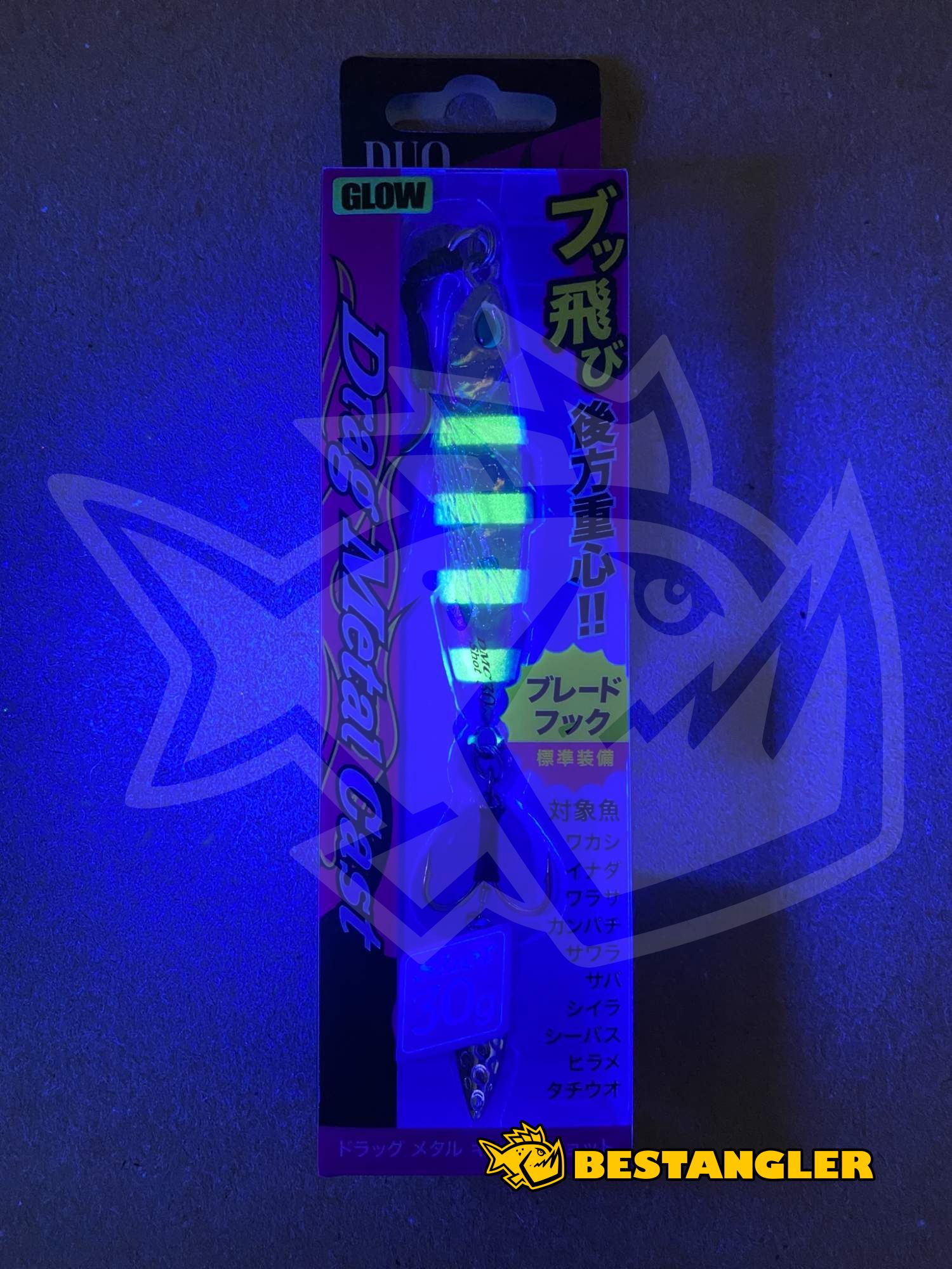 DUO Drag Metal Cast Shot 30g Zebra Glow PJA0101 | BESTANGLER.com