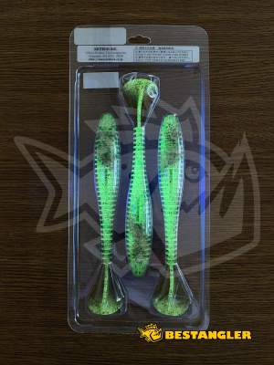 Keitech FAT Swing Impact 6.8" Green Pumpkin Chartreuse - #401 - UV 2