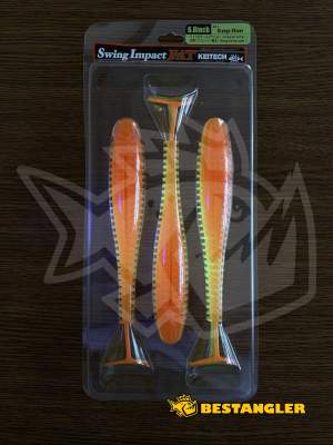 Keitech FAT Swing Impact 6.8" Orange Shiner - #441 - UV