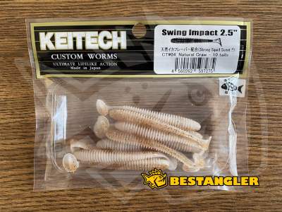 Keitech Swing Impact 2.5" Natural Craw - CT#04