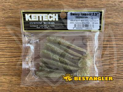 Keitech Swing Impact 2.5" Sahara Olive FLK. - #309