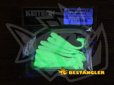 Keitech Swing Impact 2.5" Lime / Chartreuse - #424 - UV