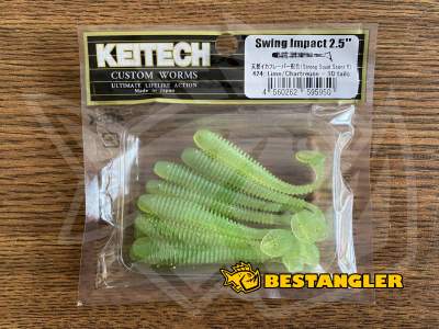 Keitech Swing Impact 2.5" Lime / Chartreuse - #424