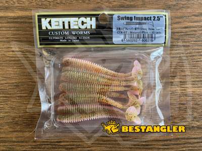 Keitech Swing Impact 2.5" Motoroil / Pink - CT#16