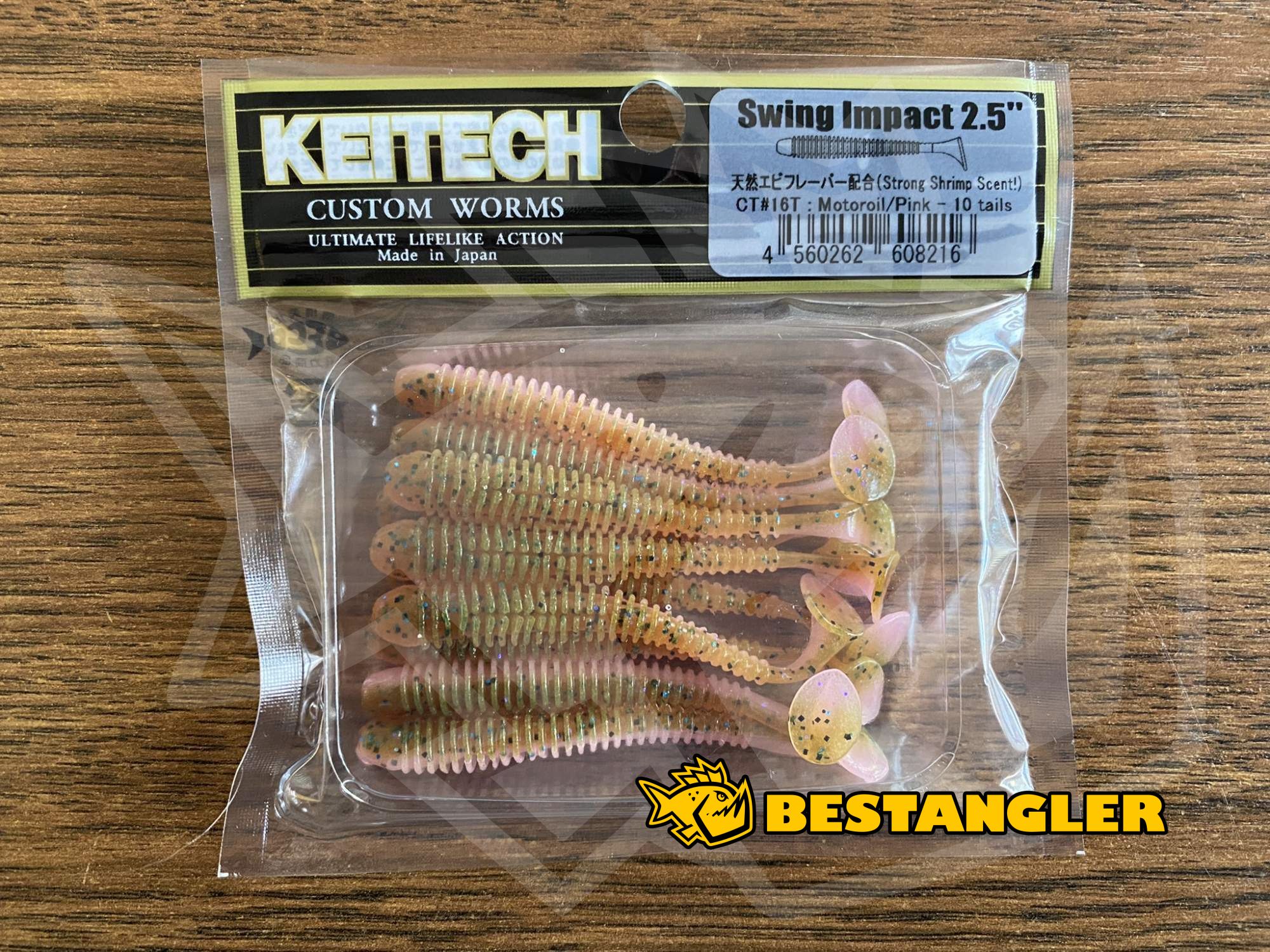 KEITECH Lures Swing Impact 4.5" 6 pcs JAPAN Strong scented Drop Shot jig Tackle 