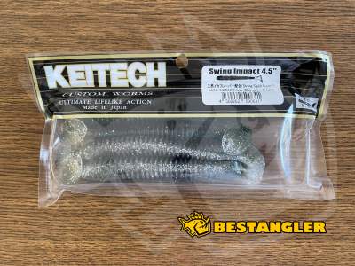 Keitech Swing Impact 4.5" Hasu (Silver Shiner) - #431