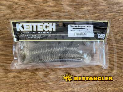 Keitech Swing Impact 4.5" Gold Flash Minnow - #417