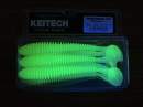 Keitech Swing Impact 4.5" Chartreuse Shad - CT#13 - UV