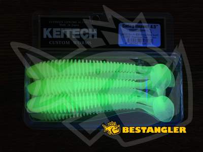 Keitech Swing Impact 4.5" Chartreuse Shad - CT#13 - UV