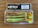 Keitech Swing Impact 4.5" Motoroil / Chartreuse - CT#14