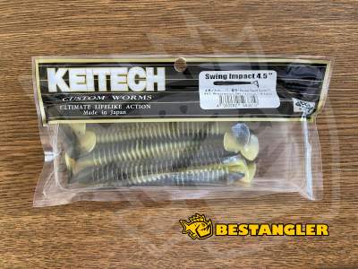 Keitech Swing Impact 4.5" Watermelon PP. / Yellow - #447