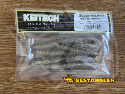 Keitech Shad Impact 3" Crystal Shad - #410