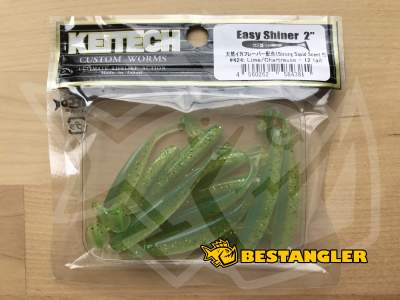 Keitech Easy Shiner 2" Lime / Chartreuse - #424