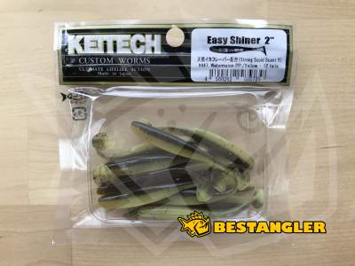 Keitech Easy Shiner 2" Watermelon PP. / Yellow - #447