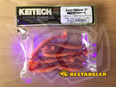 Keitech Easy Shiner 2" Delta Craw - #407 - UV